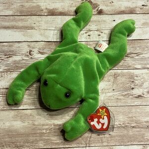 RARE Legs Style 4030 the Frog 4-25-1993 TY Original Beanie Baby